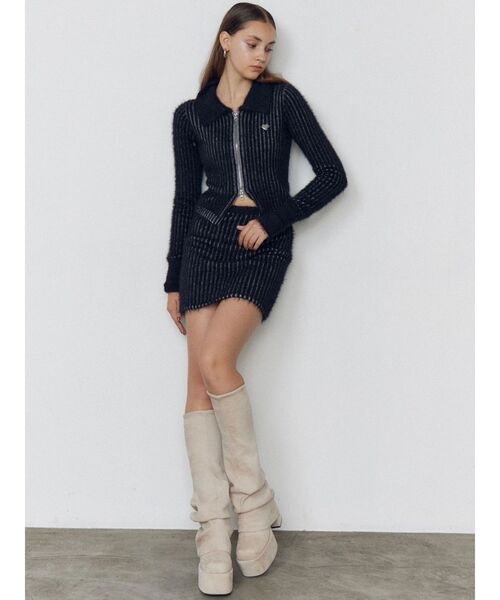 セール】ルーズフレアカバーフィットブーツ（ブーツ）｜EMODA（エモダ