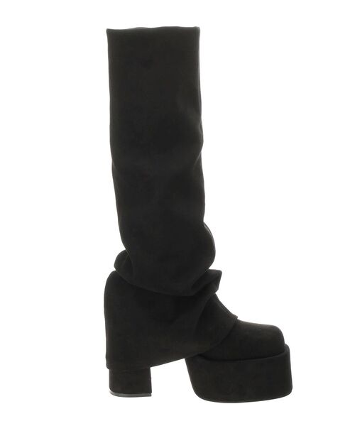 セール】ルーズフレアカバーフィットブーツ（ブーツ）｜EMODA（エモダ