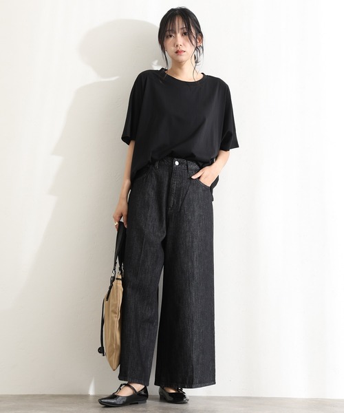 ElegChic(エレグシック)の「コットンコクーンシルエットプルオーバー(Tシャツ/カットソー・レディース・ベージュ系その他/オフホワイト/ブラック/ミント/チャコール・XL/4L/M)」の19枚目の写真