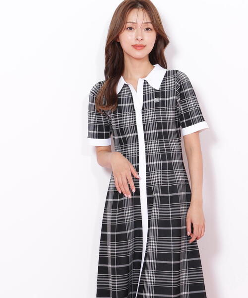 JILL by JILL STUART（ジルバイジルスチュアート）の「◇ビッグチェックニットワンピース（ワンピース・レディース・ホワイト系その他/ブラック系その他/ベージュ系その他・FREE）」の10枚目の写真