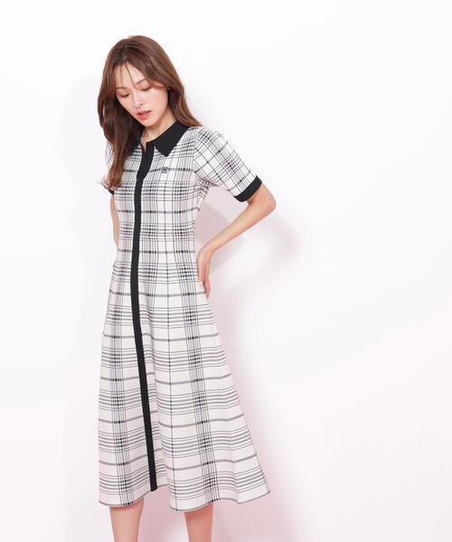 JILL by JILL STUART（ジルバイジルスチュアート）の「◇ビッグチェックニットワンピース（ワンピース・レディース・ホワイト系その他/ブラック系その他/ベージュ系その他・FREE）」の21枚目の写真