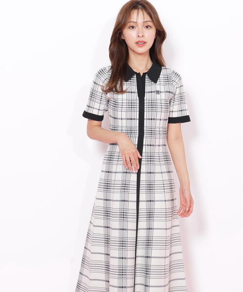 JILL by JILL STUART（ジルバイジルスチュアート）の「◇ビッグチェックニットワンピース（ワンピース・レディース・ホワイト系その他/ブラック系その他/ベージュ系その他・FREE）」の22枚目の写真