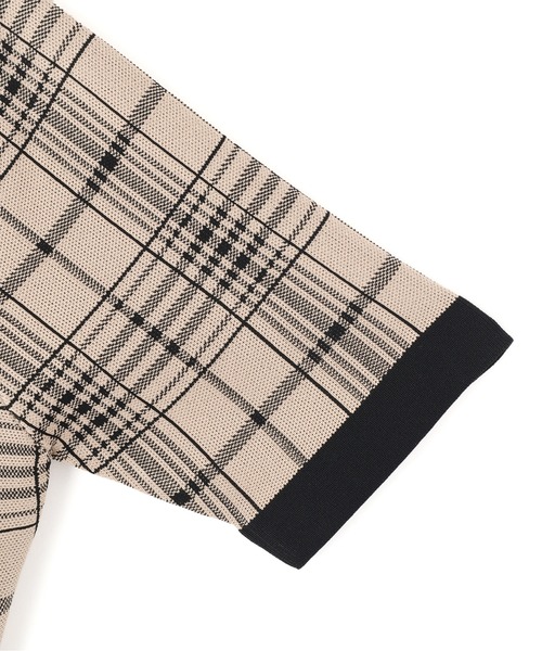 ◇ビッグチェックニットワンピース（ワンピース）｜JILL by JILL