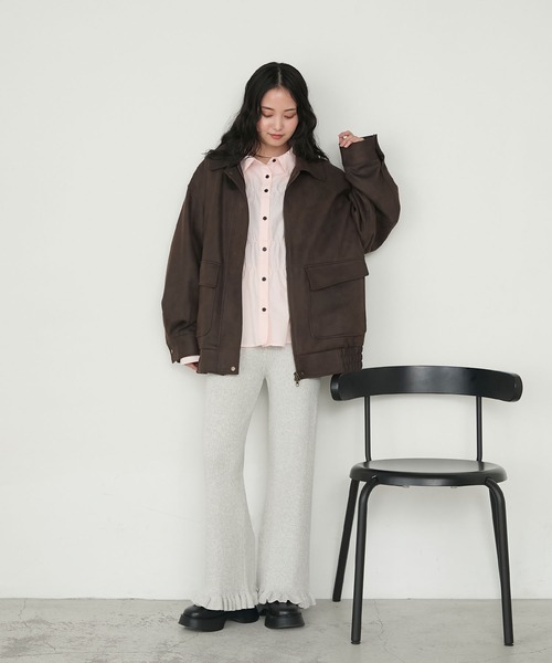 forksy.】ヴィンテージライクオーバーサイズビッグポケットフライト