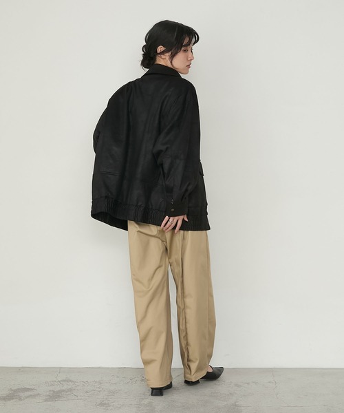 LIBJOIE ヴィンテージライクオーバージャケット ブラック Sサイズ LIBJOIE ヴィンテージライクオーバージャケット ブラック Sサイズ