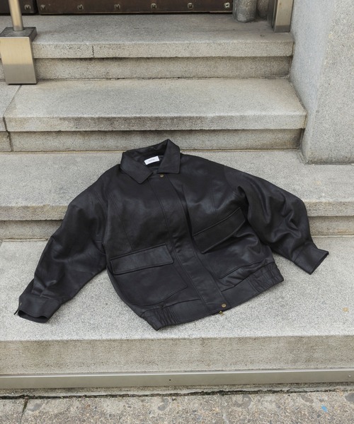 forksy.】ヴィンテージライクオーバーサイズビッグポケットフライト