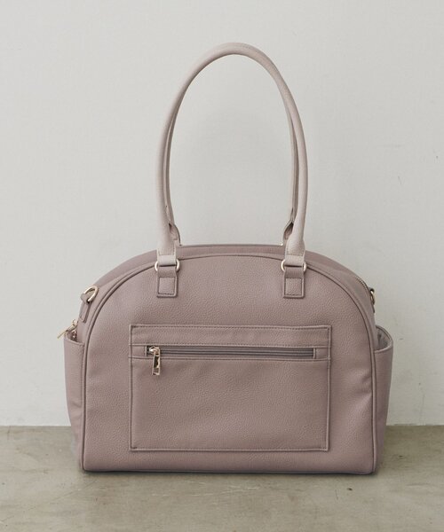 natural couture（ナチュラルクチュール）の「osonoボストンキャリーオンBAG（ボストンバッグ・レディース・ブラウン/グレイッシュベージュ/ブラック・FREE）」の12枚目の写真