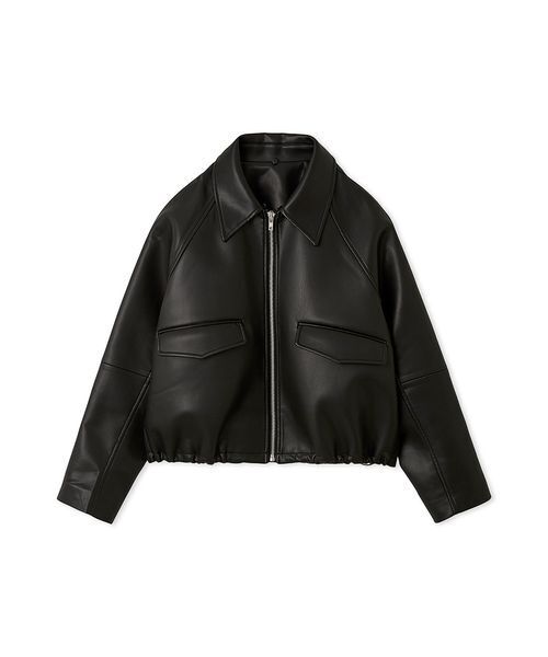 【極美品】Mila Owen ミラオーウェン ラムレザー ライダース 黒 1 極美品】Mila Owen ミラオーウェン ラムレザー ライダース 黒 1