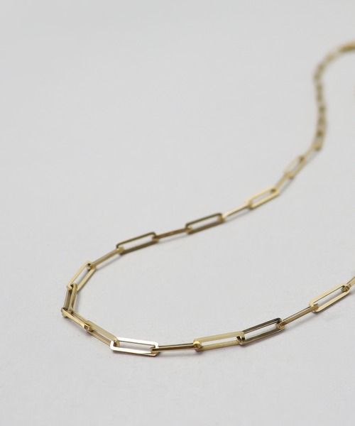 ieLS(イエルズ)の「金属アレルギー対応「ieLS」ステンレス リンクチェーンネックレス(ネックレス・メンズ・ゴールド/シルバー・ONE SIZE)」の5枚目の写真