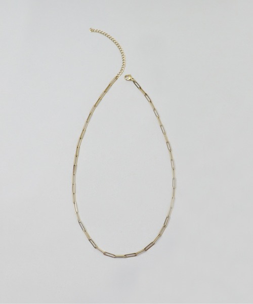 ieLS(イエルズ)の「金属アレルギー対応「ieLS」ステンレス リンクチェーンネックレス(ネックレス・メンズ・ゴールド/シルバー・ONE SIZE)」の6枚目の写真