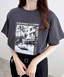 転写箔プリントTシャツ