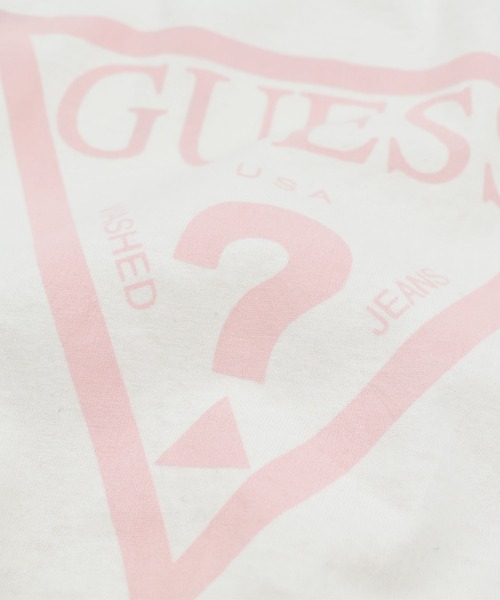 LABORATORY R(ラボラトリーアール)の「【USED】90’s Guess/GEORGES MARCIANO期 ボーダー ロゴ Tシャツ USA製(Tシャツ/カットソー・メンズ・ホワイト・X-LARGE)」の3枚目の写真