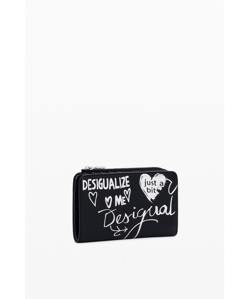 Desigual(デシグアル)の「グラフィティプリント ミディアムレザー調財布(財布・レディース・ブラック・FREE)」の4枚目の写真