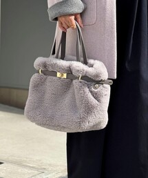 NOLLEY’S | ひねり金具付きファートートバッグ(トートバッグ)