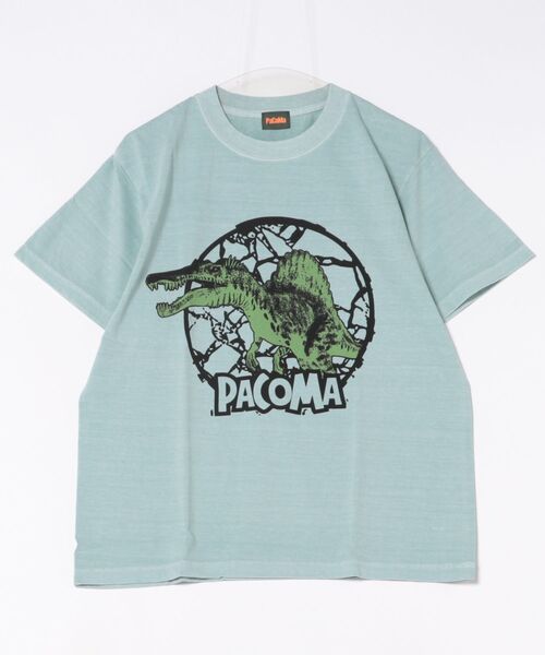 NO WAY(ノーウェイ)の「/PaCoMa/パコマ/Spino saurus TEE (ADULT)(Tシャツ/カットソー・メンズ・サックスブルー/ライトグレー/スミクロ/オフホワイト・X-LARGE/LARGE/MEDIUM)」の4枚目の写真