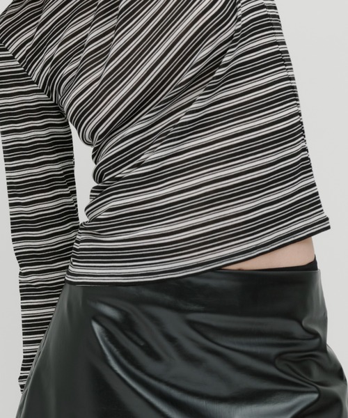 kiehtova（キエトヴァ）の「【kiehtova】LEATHER MINI SKIRT/レザー ミニ スカート（スカート・レディース・ブラック・S/M）」の9枚目の写真