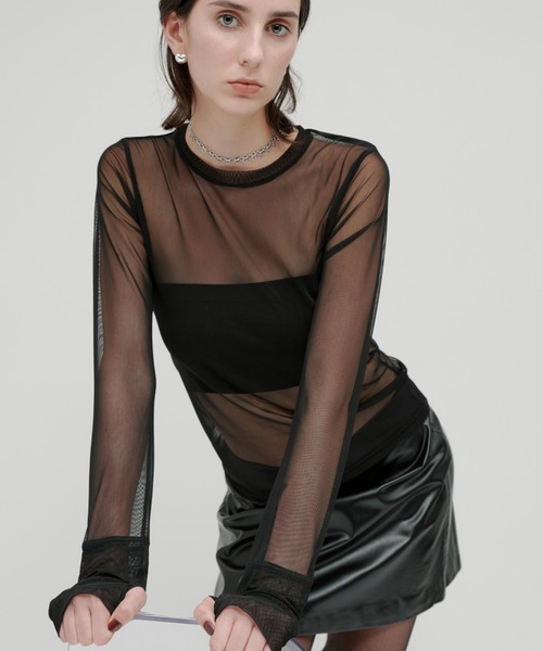 kiehtova（キエトヴァ）の「【kiehtova】LEATHER MINI SKIRT/レザー ミニ スカート（スカート・レディース・ブラック・S/M）」の7枚目の写真