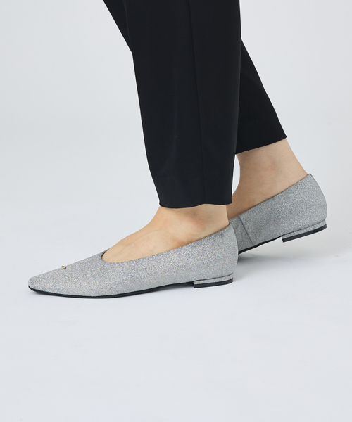 Au BANNISTER（オゥバニスター）の「メタルモチーフ フラットパンプス（パンプス・レディース・ゴールド/ブラック/シルバー/ブラック系その他3・35/36/37/38/39/40）」の12枚目の写真