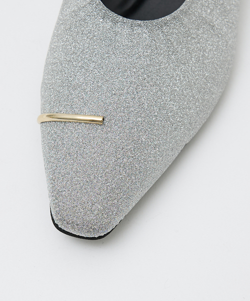 Au BANNISTER（オゥバニスター）の「メタルモチーフ フラットパンプス（パンプス・レディース・ゴールド/ブラック/シルバー/ブラック系その他3・35/36/37/38/39/40）」の21枚目の写真