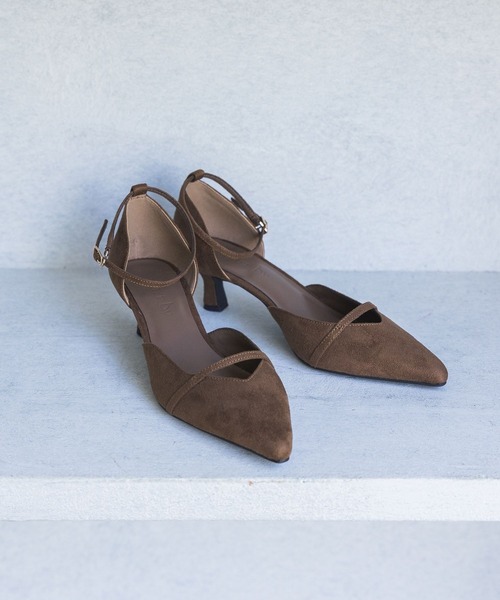 A part by(アパートバイ)の「セパレートパンプス(パンプス・レディース・ブラック/ブラウン・MEDIUM/LARGE)」の1枚目の写真