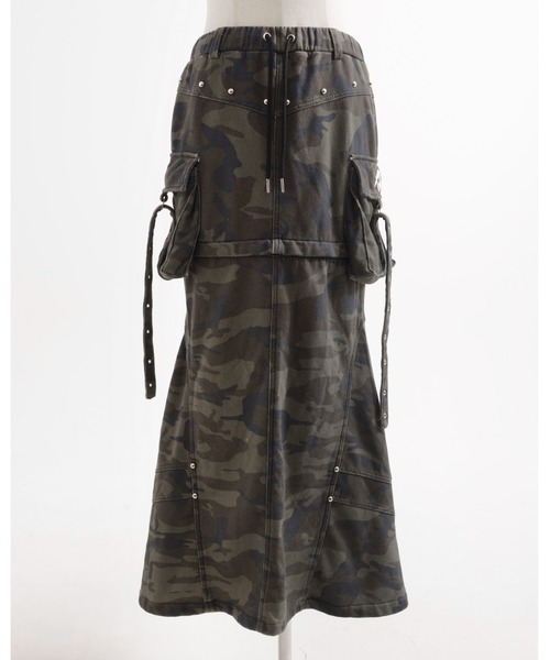 現行品 25AW REFLEM レフレム 2wayカーゴロングスカート REFLEM/レフレム』2WAYカーゴロングスカート（スカート）｜REFLEM