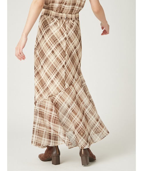 FRAY I.D（フレイアイディー）の「アシンメトリーナロースカート（スカート・レディース・ベージュ/ネイビー/ブラック・0/1）」の5枚目の写真