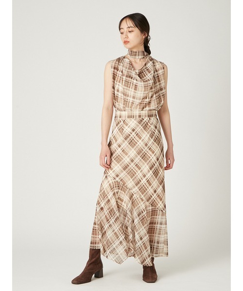 FRAY I.D（フレイアイディー）の「アシンメトリーナロースカート（スカート・レディース・ベージュ/ネイビー/ブラック・0/1）」の10枚目の写真