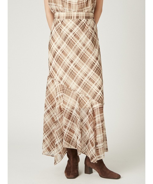 FRAY I.D（フレイアイディー）の「アシンメトリーナロースカート（スカート・レディース・ベージュ/ネイビー/ブラック・0/1）」の22枚目の写真