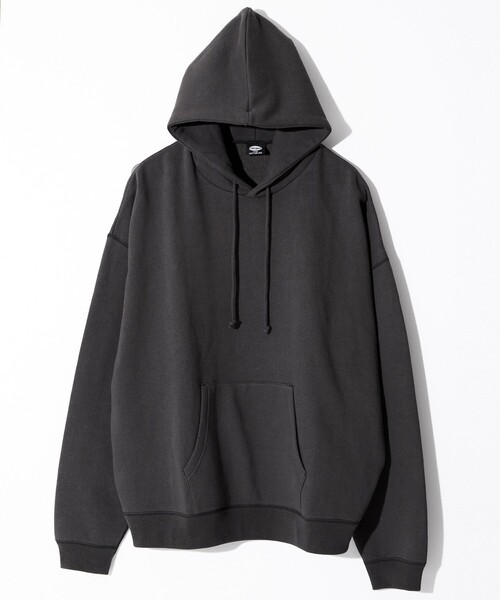 FREAK'S STORE（フリークスストア）の「限定展開 12oz ヘビーウェイト ビッグシルエット プルオーバー パーカー フーディ―（パーカー・メンズ・ブラック/ネイビー/アッシュグレー/グレイッシュベージュ/スミクロ/杢グレー・SMALL/MEDIUM/LARGE/X-LARGE）」の21枚目の写真