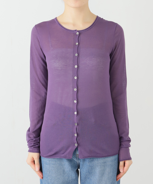 コットンシルク2wayカーディガン 追加》コットンシルク2wayカーディガン（カーディガン/ボレロ）｜SLOBE