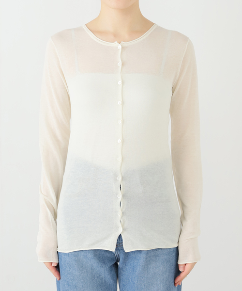 追加》コットンシルク2wayカーディガン（カーディガン/ボレロ）｜SLOBE