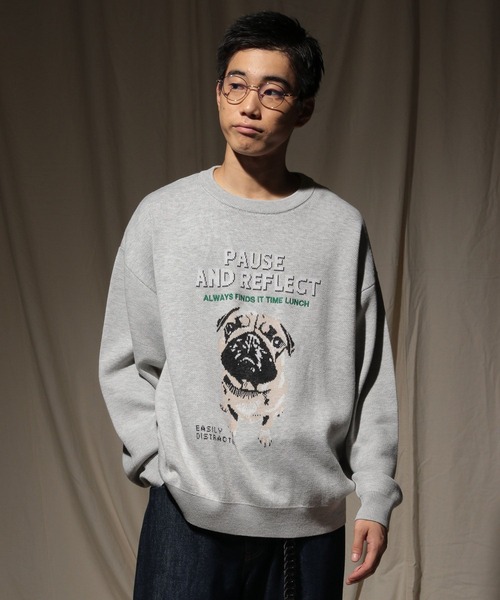 最終値下げ【限定品】Limited Edition niko and… E.T. アニマルグラフィックニットプルオーバー（ニット/セーター）｜niko