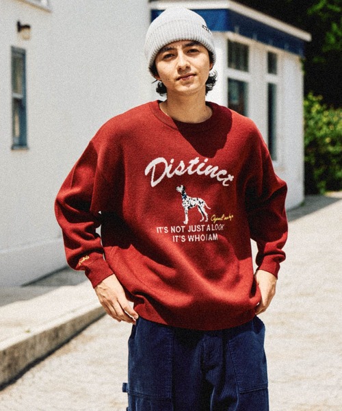 niko and...（ニコアンド）の「アニマルグラフィックニットプルオーバー（ニット/セーター・メンズ・グレー/グリーン/ボルドー/チャコール/ブラウン/ブラック・MEDIUM/LARGE）」の6枚目の写真