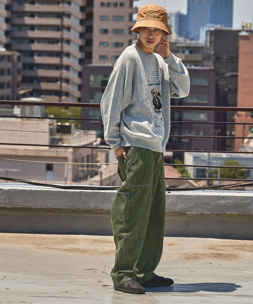 niko and...（ニコアンド）の「アニマルグラフィックニットプルオーバー（ニット/セーター・メンズ・グレー/グリーン/ボルドー/チャコール/ブラウン/ブラック・MEDIUM/LARGE）」の9枚目の写真