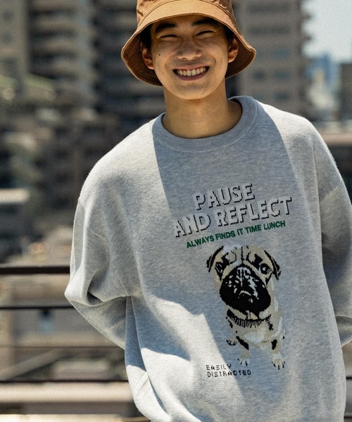 niko and...（ニコアンド）の「アニマルグラフィックニットプルオーバー（ニット/セーター・メンズ・グレー/グリーン/ボルドー/チャコール/ブラウン/ブラック・MEDIUM/LARGE）」の13枚目の写真