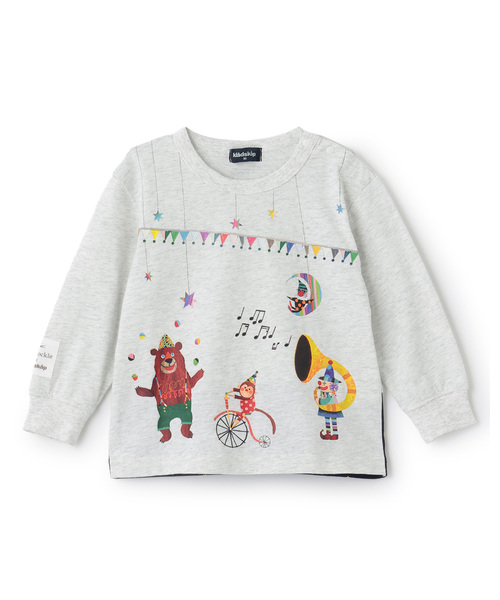 kladskap（クレードスコープ）の「【コロボックル】長袖Tシャツ（Tシャツ/カットソー・キッズ・サックスブルー/ホワイト系その他・80ｃｍ/90cm/100cm/110cm/120cm/130cm）」の2枚目の写真