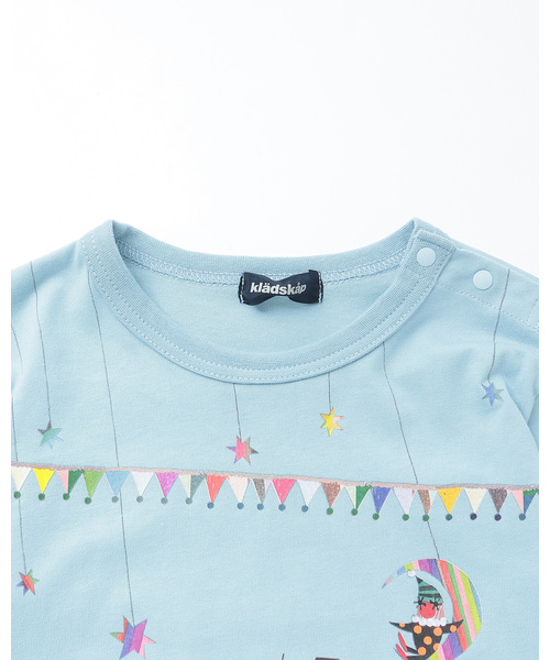 kladskap（クレードスコープ）の「【コロボックル】長袖Tシャツ（Tシャツ/カットソー・キッズ・サックスブルー/ホワイト系その他・80ｃｍ/90cm/100cm/110cm/120cm/130cm）」の4枚目の写真