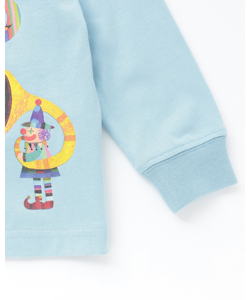 kladskap（クレードスコープ）の「【コロボックル】長袖Tシャツ（Tシャツ/カットソー・キッズ・サックスブルー/ホワイト系その他・80ｃｍ/90cm/100cm/110cm/120cm/130cm）」の6枚目の写真