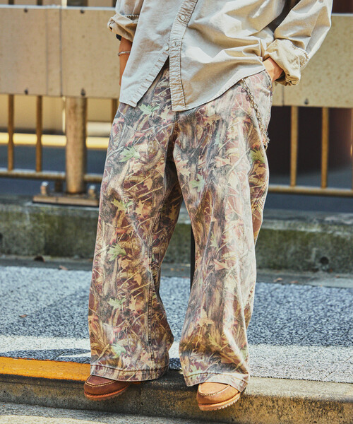 NAUTICA/ノーティカ スーパーワイド カーブシルエット カモ柄