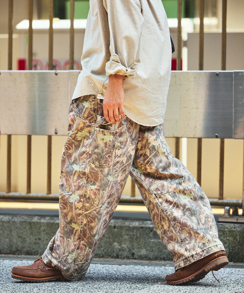 NAUTICA（ノーティカ）の「NAUTICA/ノーティカ スーパーワイド カーブシルエット カモ柄ペインターパンツ ダックハンター柄 リアルツリーカモ柄（その他パンツ・メンズ・ブラウン/オリーブ・MEDIUM/X-LARGE/LARGE）」の4枚目の写真