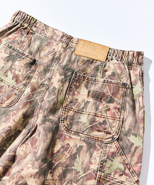 NAUTICA/ノーティカ スーパーワイド カーブシルエット カモ柄