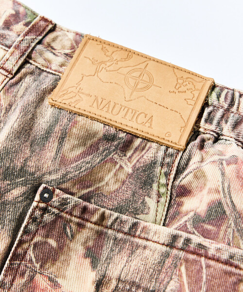 セール】NAUTICA/ノーティカ スーパーワイド カーブシルエット カモ柄