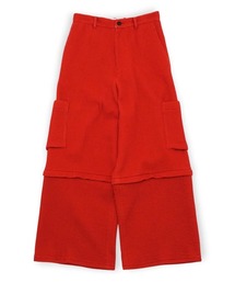 【MATSUFUJI】 Stripe Jacquard Detachable Trousers