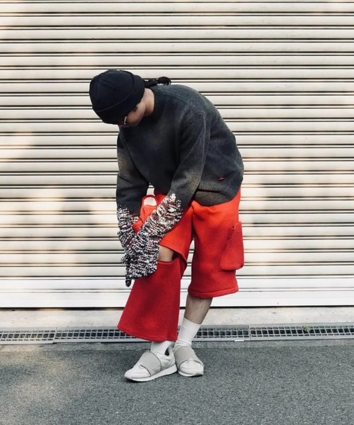 MATSUFUJI(マツフジ)の「【MATSUFUJI】 Stripe Jacquard Detachable Trousers(その他パンツ・メンズ・ブラウン/レッド・2)」の15枚目の写真