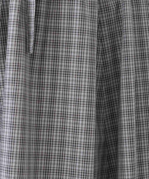 studio CLIP（スタディオクリップ）の「《natural by clip》CRミニチェックフレアスカート（スカート・レディース・グレー/ブラウン・FREE）」の18枚目の写真