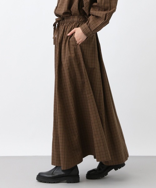 セール】《natural by clip》CRミニチェックフレアスカート（スカート