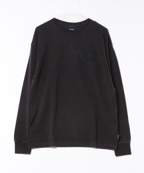 DC SHOES(ディーシーシューズ)の「25 HIDDEN DRAWING LS /DCバックプリント長袖ロンT(Tシャツ/カットソー・メンズ・アンティークシルバー/ブラック×ブラック/ブラック系その他/グレイッシュベージュ・MEDIUM/LARGE/X-LARGE)」の2枚目の写真