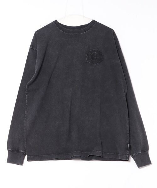 DC SHOES(ディーシーシューズ)の「25 HIDDEN DRAWING LS /DCバックプリント長袖ロンT(Tシャツ/カットソー・メンズ・アンティークシルバー/ブラック×ブラック/ブラック系その他/グレイッシュベージュ・MEDIUM/LARGE/X-LARGE)」の3枚目の写真