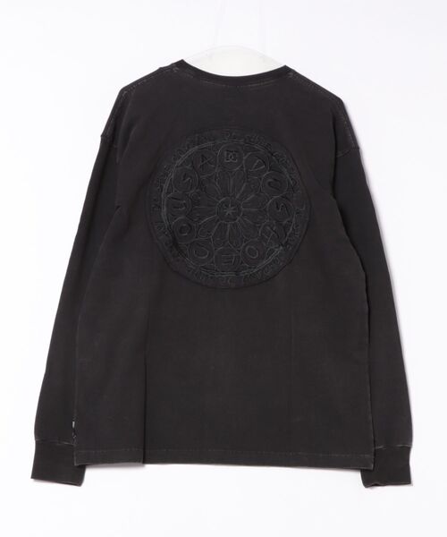 DC SHOES(ディーシーシューズ)の「25 HIDDEN DRAWING LS /DCバックプリント長袖ロンT(Tシャツ/カットソー・メンズ・アンティークシルバー/ブラック×ブラック/ブラック系その他/グレイッシュベージュ・MEDIUM/LARGE/X-LARGE)」の5枚目の写真