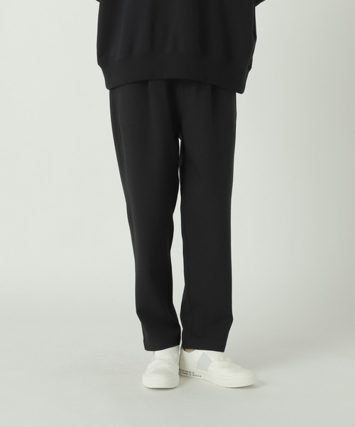 ZUCCa（ズッカ）の「ウーリーストレッチツイル / パンツ / S（その他パンツ・レディース・ブラック/ネイビー/ライトブラウン・M size/S size）」の2枚目の写真